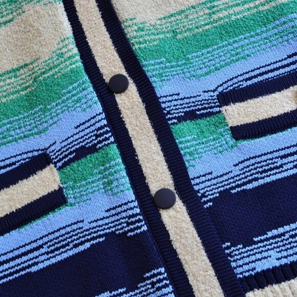 CLAUDIE PIERLOT Striped Cardigan Size 0 US XS Multi - Picture 8 of 12